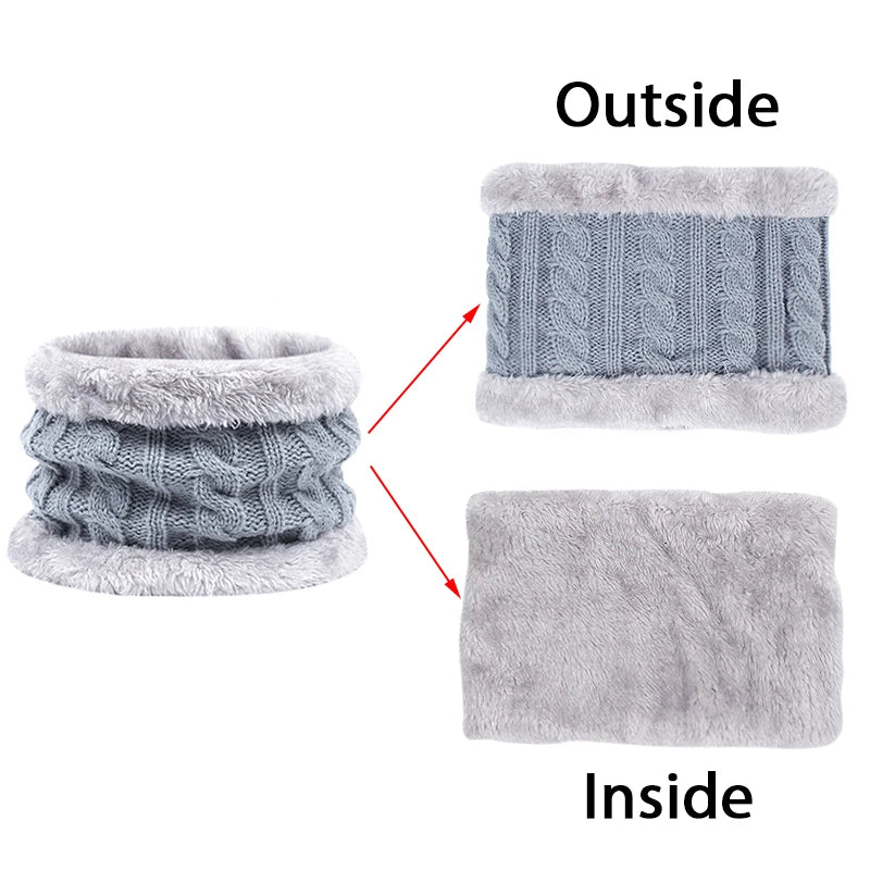 3-Piece Winter Hat, Scarf, and Gloves Set – Warm, Knitted Accessories for Toddlers