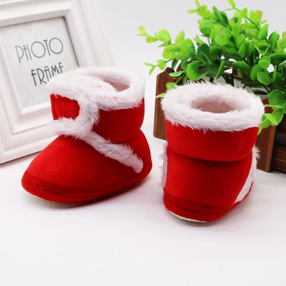 Warm Baby Boots – Soft Fur Lined, Non-Slip Winter Shoes for Newborns and Toddlers (0-18 Months)