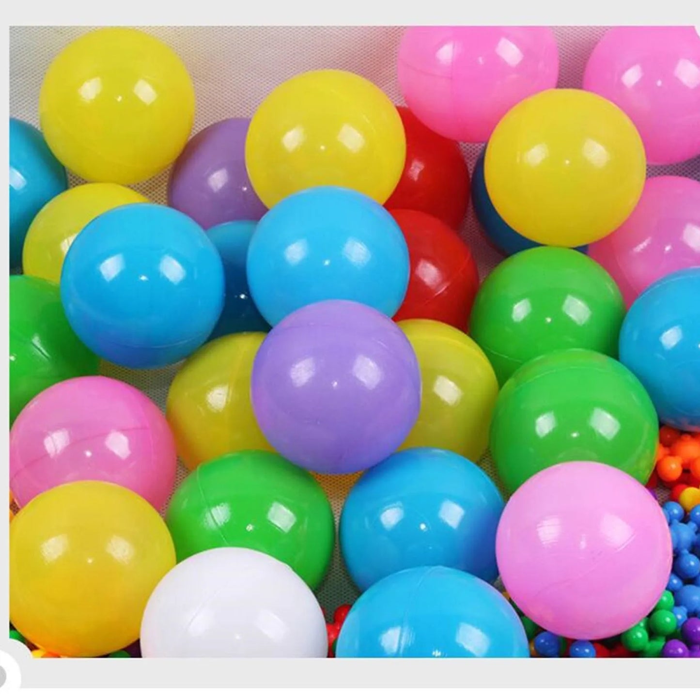 50/100 Pcs Colourful Baby Play Pit Balls | Lightweight and Safe for Indoor & Outdoor Fun