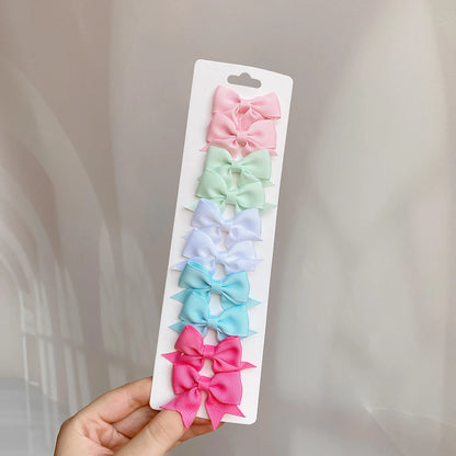 Adorable Baby Hair Bow Clips | 10-Pack for Stylish Little Ones!