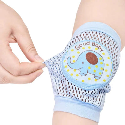 Crawling Elbow & Knee Pads for Toddlers - Safety Mesh Protector