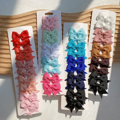 Adorable Baby Hair Bow Clips | 10-Pack for Stylish Little Ones!