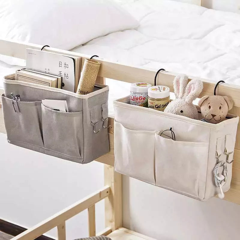 Portable Hanging Basket: Organize Essentials by Baby's Bedside