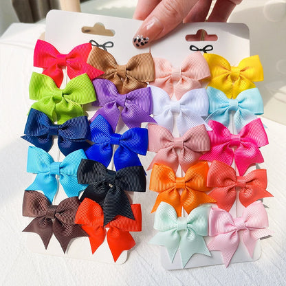 Adorable Baby Hair Bow Clips | 10-Pack for Stylish Little Ones!