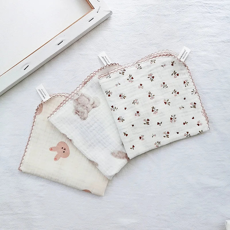 Soft Cotton Baby Face Towel | 21 Patterns