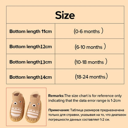 Baby Non-Slip Socks with Rubber Soles – Soft, Cute, and Secure Footwear for Infants