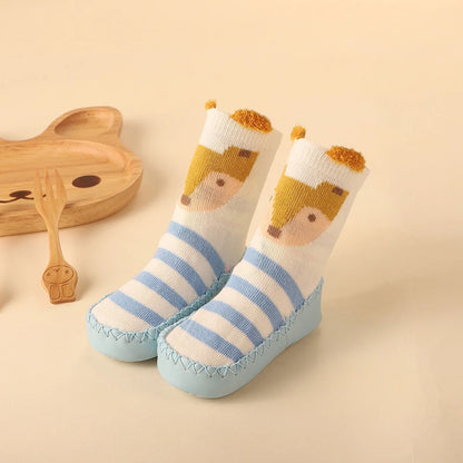 Baby Non-Slip Socks with Rubber Soles – Soft, Cute, and Secure Footwear for Infants