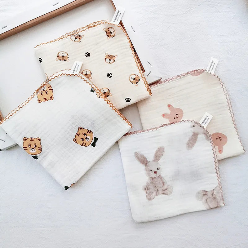 Soft Cotton Baby Face Towel | 21 Patterns