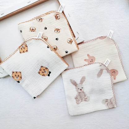 Soft Cotton Baby Face Towel | 21 Patterns