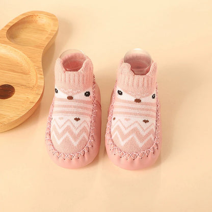 Baby Non-Slip Socks with Rubber Soles – Soft, Cute, and Secure Footwear for Infants