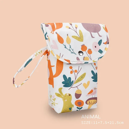 Compact Baby Nappy Storage Bag - Stylish and Practical Nappy Organizer