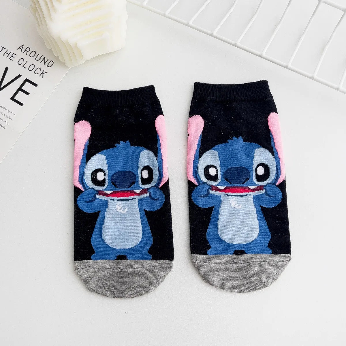 Fun Cartoon-Themed Ankle Socks for Kids – Comfortable Fit for Ages 7-12