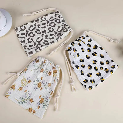 Organize Baby Essentials - Cotton Storage Bags | Choose from 10 Designs!