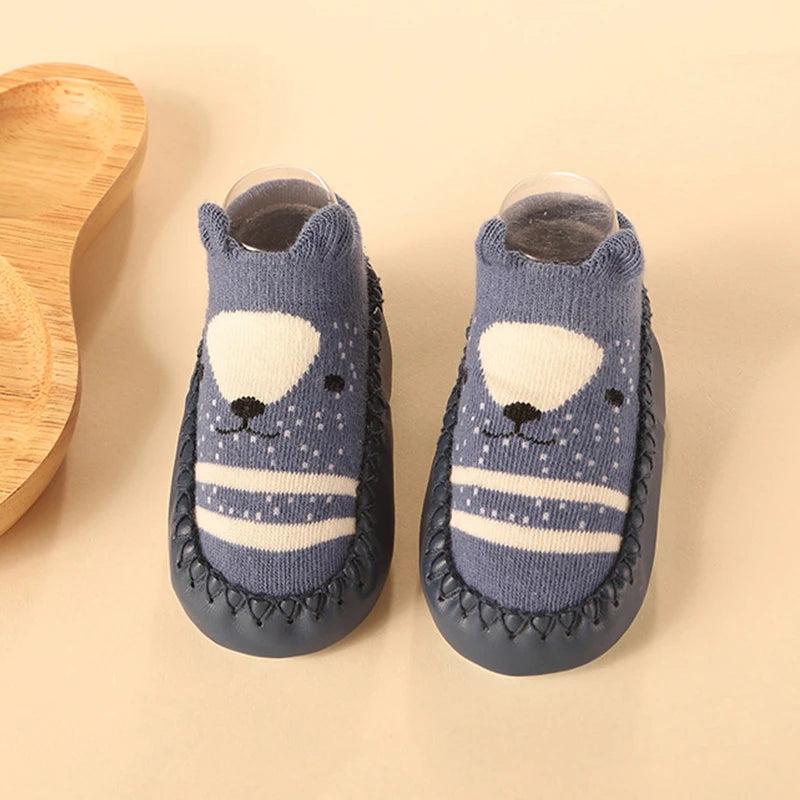 Baby Non-Slip Socks with Rubber Soles – Soft, Cute, and Secure Footwear for Infants