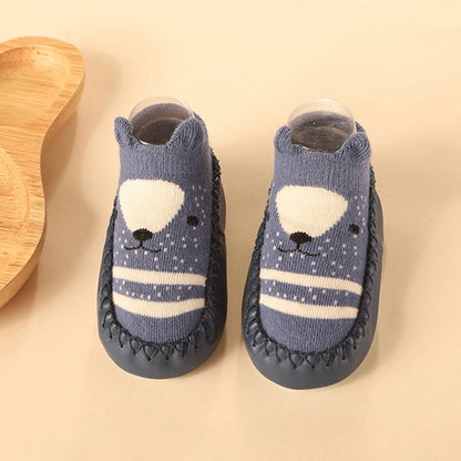 Baby Non-Slip Socks with Rubber Soles – Soft, Cute, and Secure Footwear for Infants