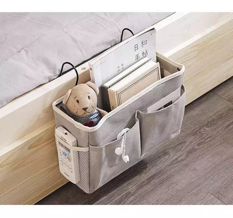 Portable Hanging Basket: Organize Essentials by Baby's Bedside