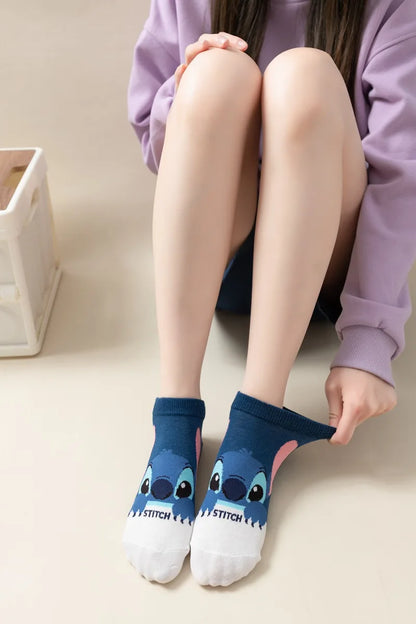 Fun Cartoon-Themed Ankle Socks for Kids – Comfortable Fit for Ages 7-12