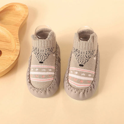 Baby Non-Slip Socks with Rubber Soles – Soft, Cute, and Secure Footwear for Infants