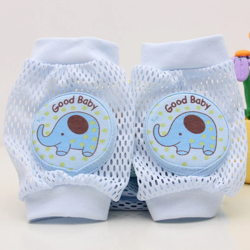 Crawling Elbow & Knee Pads for Toddlers - Safety Mesh Protector