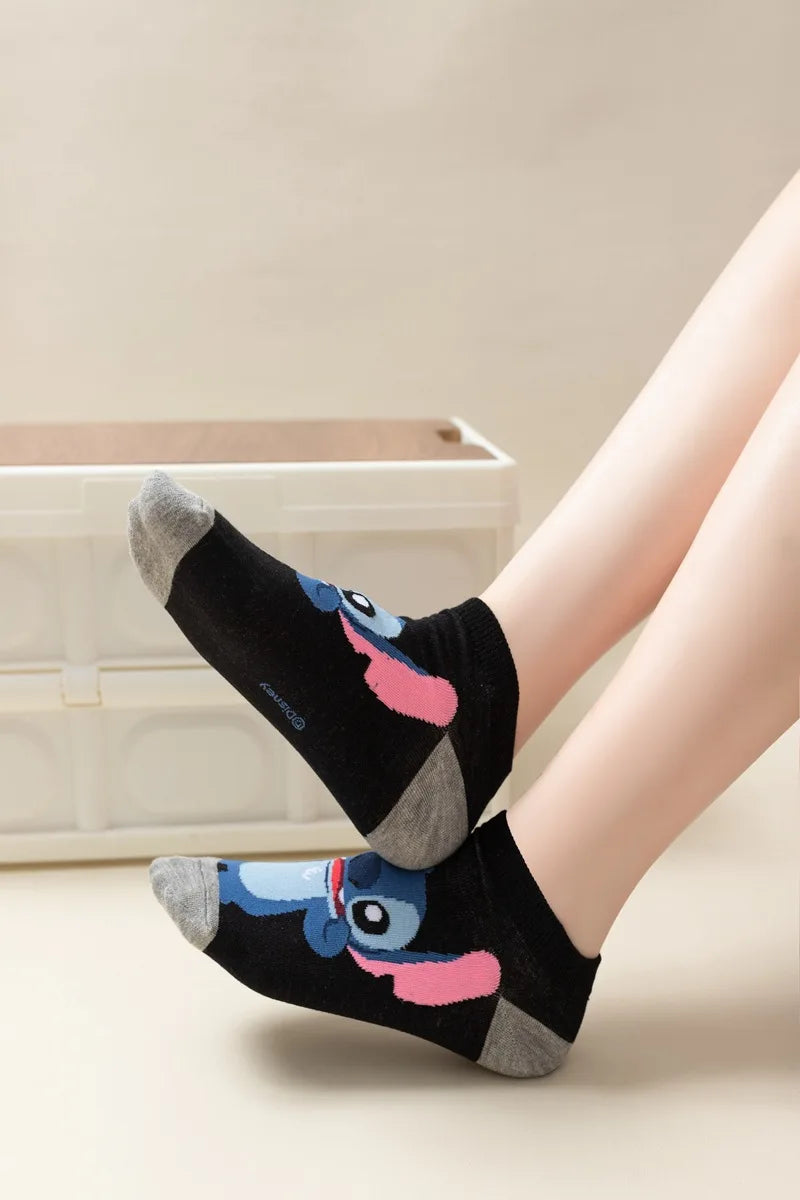 Fun Cartoon-Themed Ankle Socks for Kids – Comfortable Fit for Ages 7-12