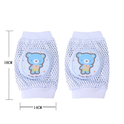 Crawling Elbow & Knee Pads for Toddlers - Safety Mesh Protector