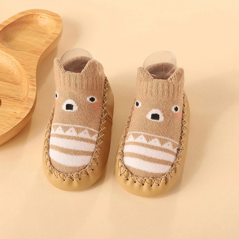 Baby Non-Slip Socks with Rubber Soles – Soft, Cute, and Secure Footwear for Infants