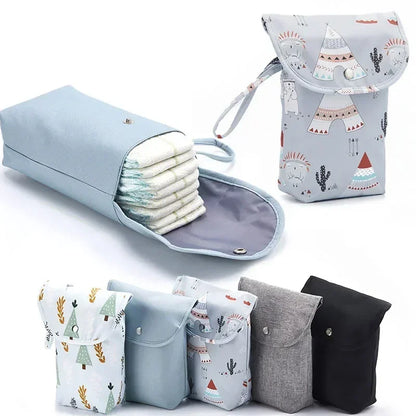 Compact Baby Nappy Storage Bag - Stylish and Practical Nappy Organizer