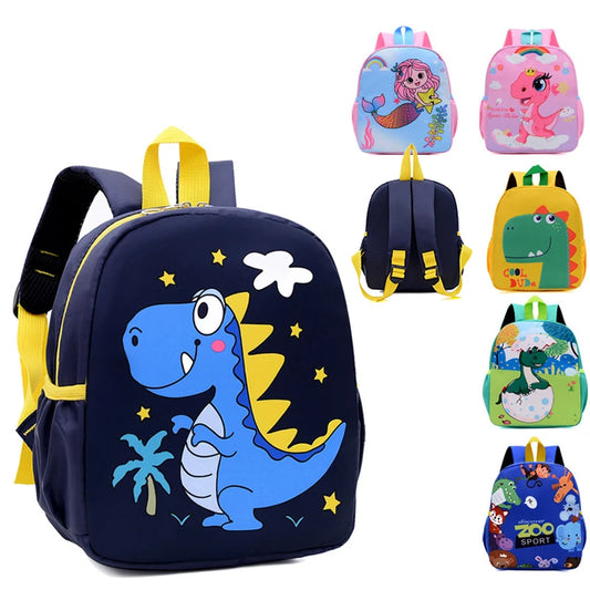 Cute Children's Backpack – Waterproof Cartoon Animal School Bag for Kids