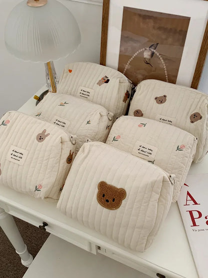 Soft Cotton Nappy Bag - Choose from 6 Styles!