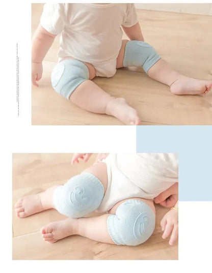 Soft Cotton Baby Knee Pads – Non-Slip Crawling Cushion for Infants & Toddlers