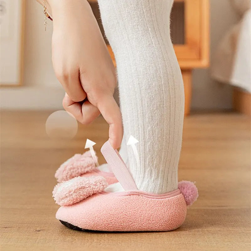 Warm Winter Baby Booties – Soft Anti-Slip Crib Shoes for Toddlers